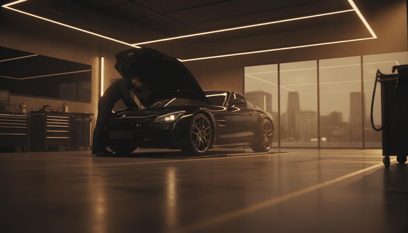 Service leadership reviewing performance operations